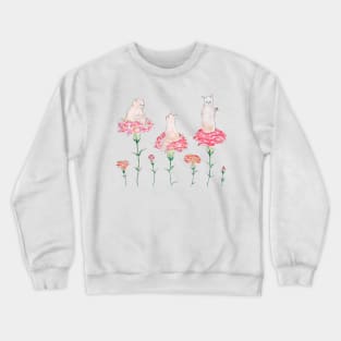 Flower Kittens Crewneck Sweatshirt